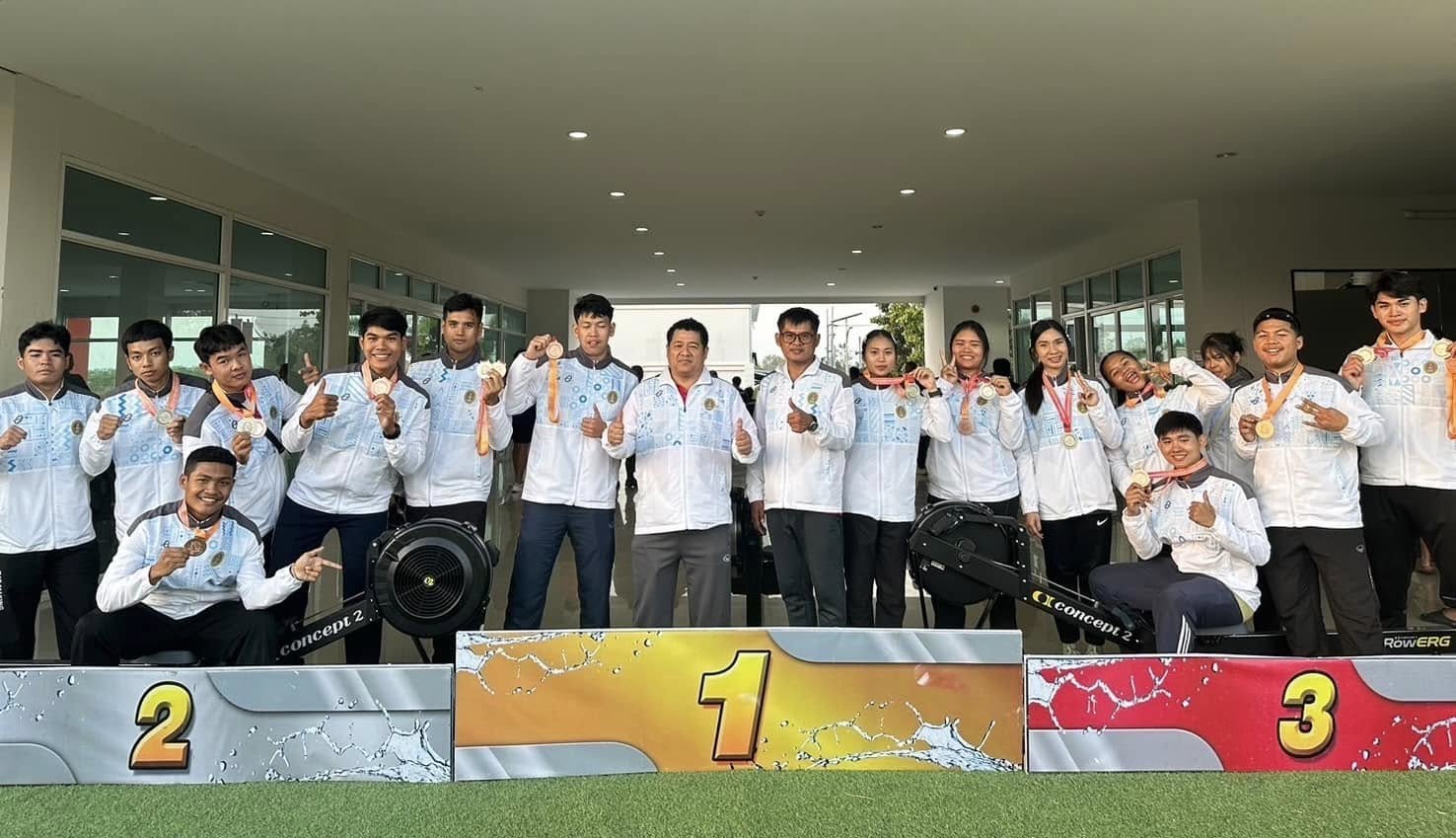 ขอแสดงความยินดีกับนักกีฬากรรเชียงบก URU ในการแข่งขันกีฬามหาวิทยาลัยแห่งประเทศไทย ครั้งที่ 50