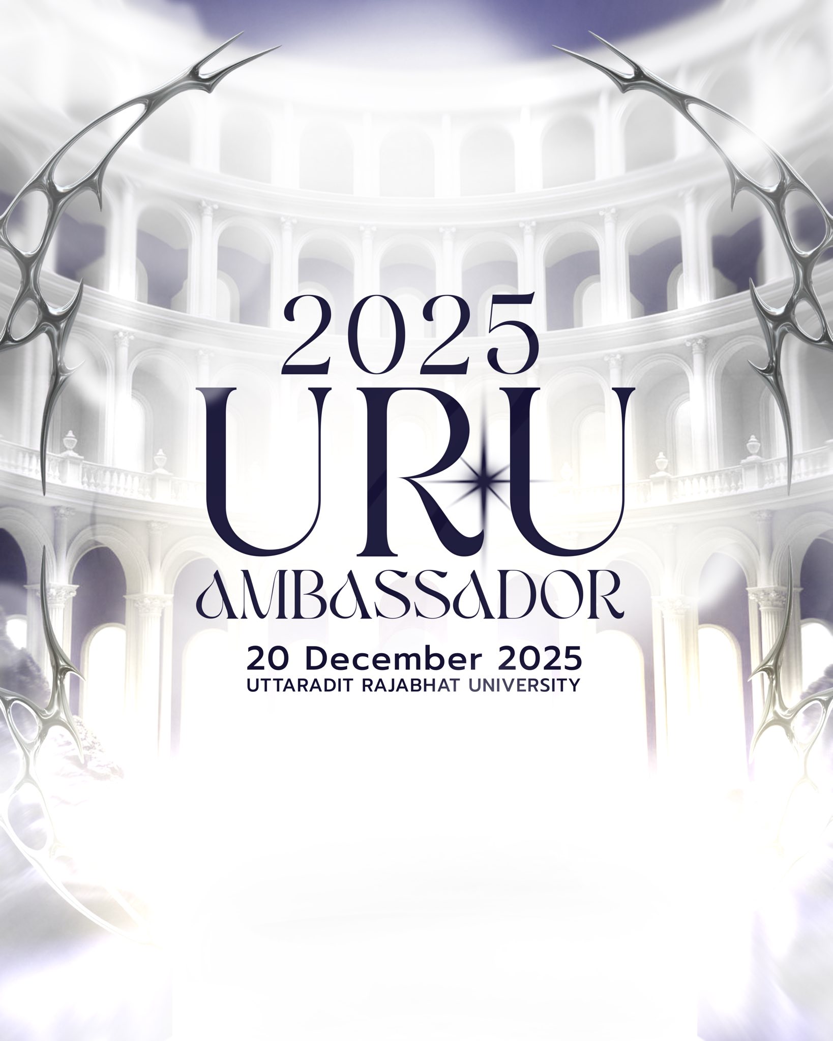 ขอเชิญชวนทุกท่านมาร่วมรับชมและส่งกำลังใจ ให้กับ URU AMBASSADOR 2025 ทั้ง 18 ท่าน