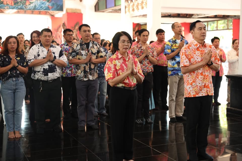 กิจกรรมสืบสานประเพณีไทย “สงกรานต์ มรอ. 69” ภายใต้แนวคิด “มรอ. ลายดอกสืบสาน สงกรานต์วิถีไทย”