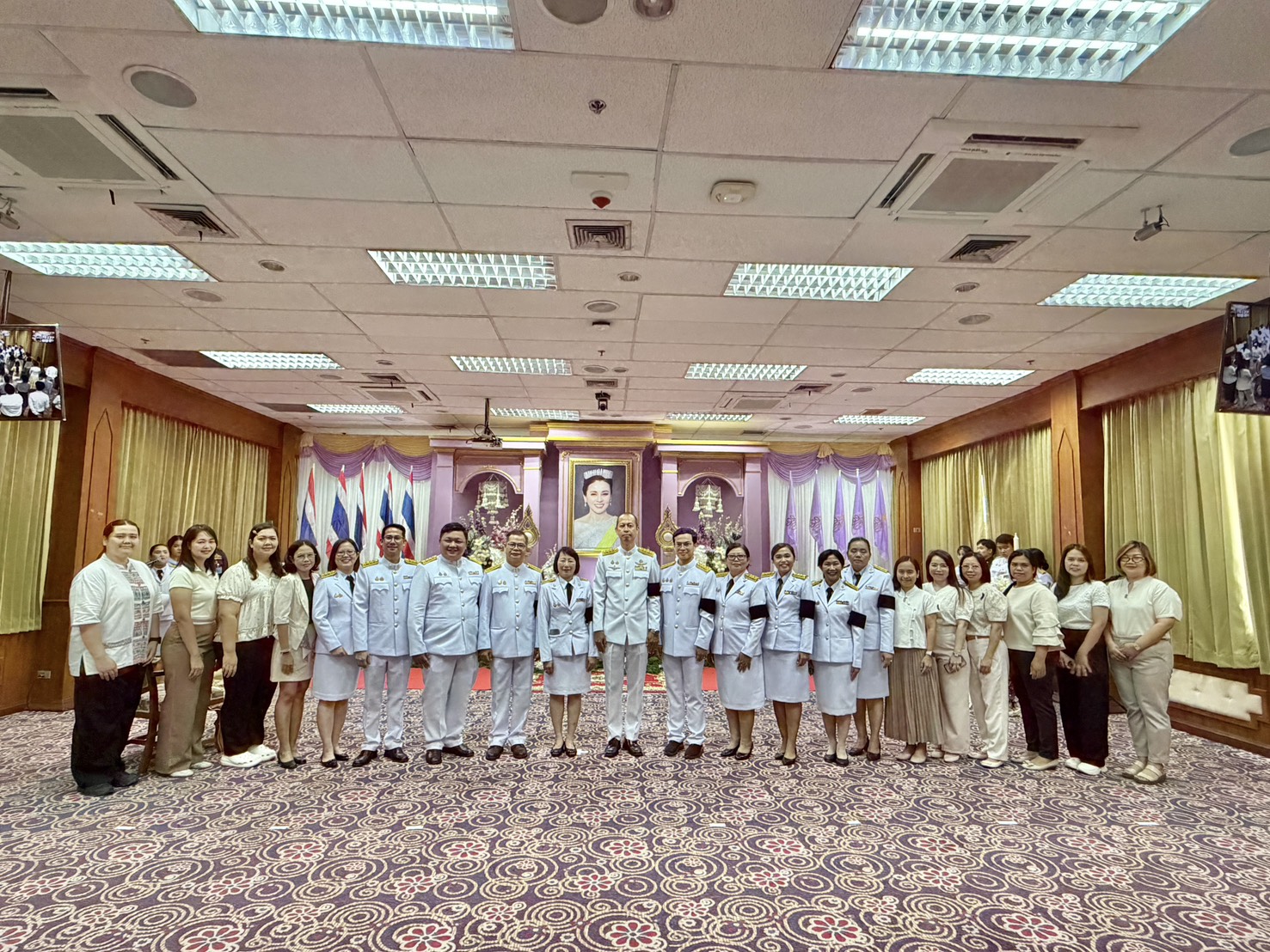 คณะวิทยาศาสตร์และเทคโนโลยี ร่วมพิธีเฉลิมพระเกียรติพระบรมราชินี