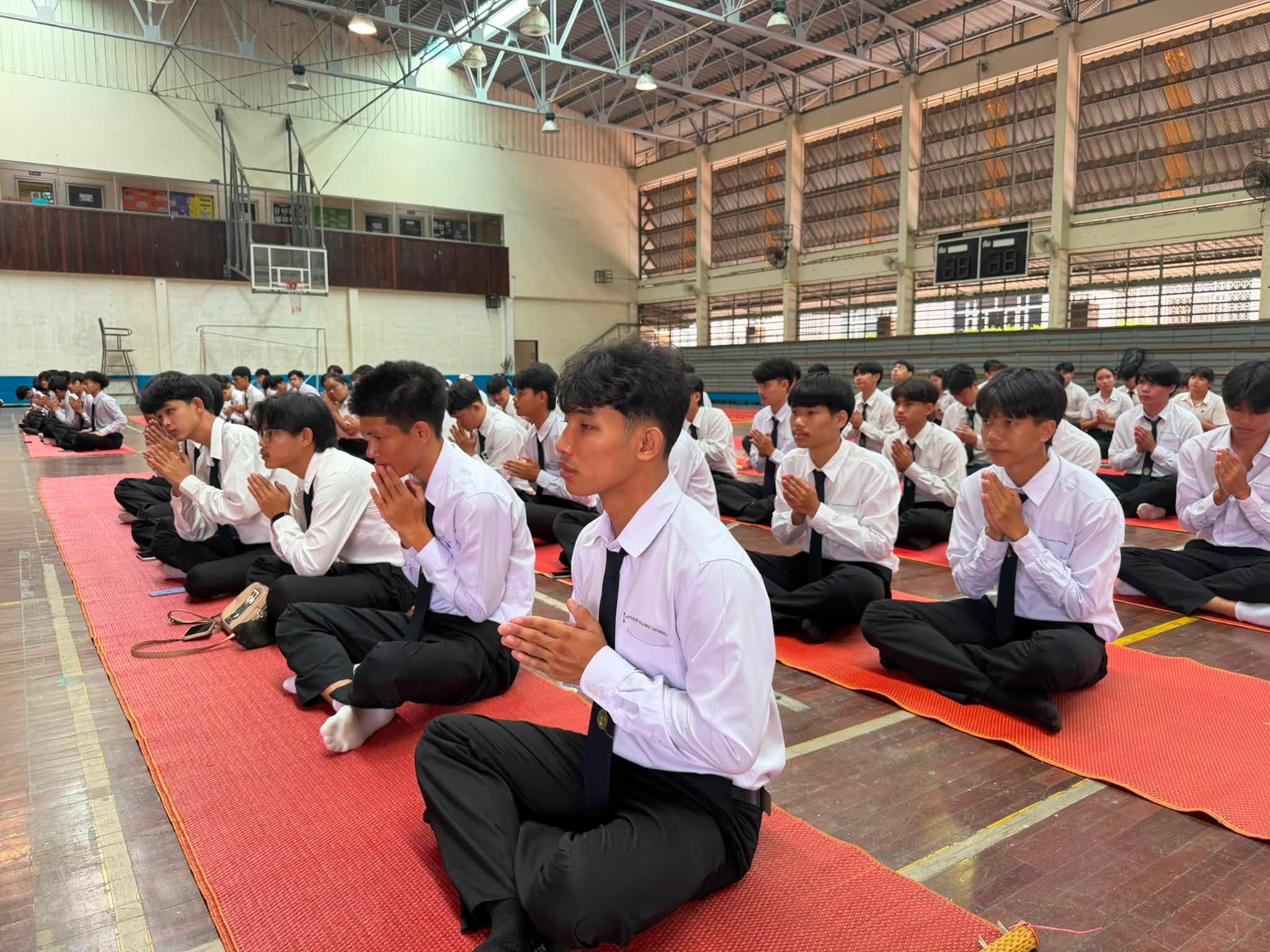 ทำบุญโรงยิม&ไหว้ครูกีฬา (วิทย์กีฬา&พลศึกษา) ประจำปีการศึกษา 2569